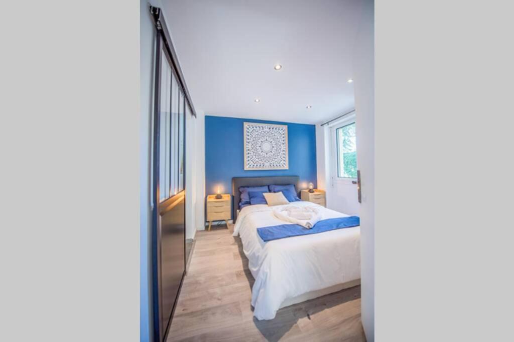 4 Couchages Climatise Direct Plage Wifi Parking Antibes Exteriör bild
